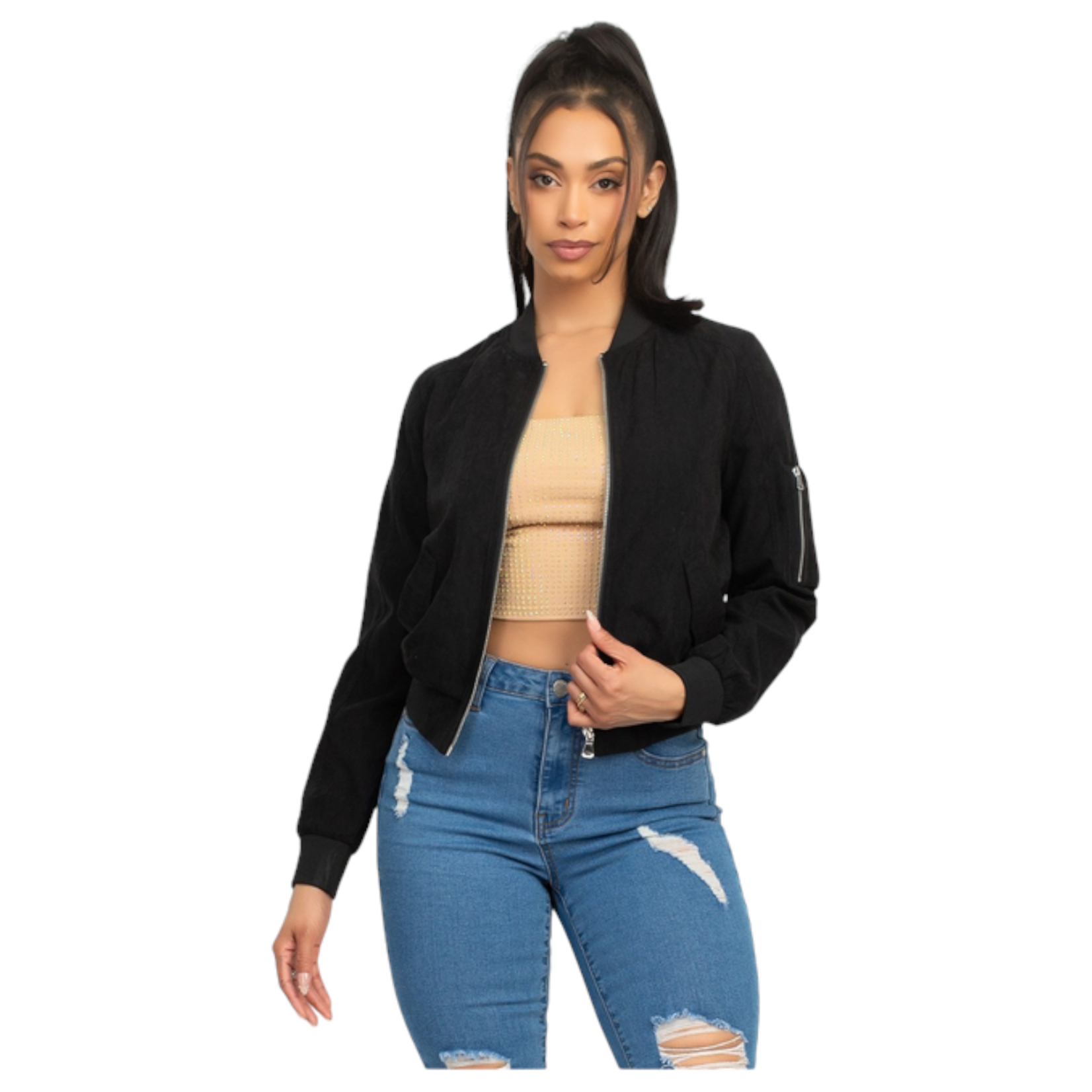 BLASHE IRIS BASIC BOMBER JACKET BJ07302