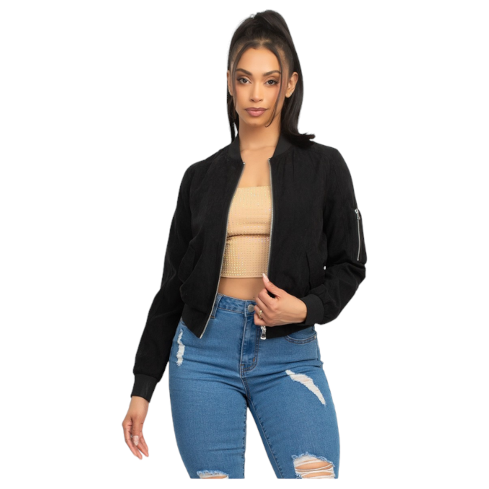 IRIS IRIS BASIC BOMBER JACKET BJ07302