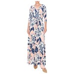 JANETTE FASHION JANETTE 3/4 SLEEVE MAXI DRESS DJ51504-SBQ