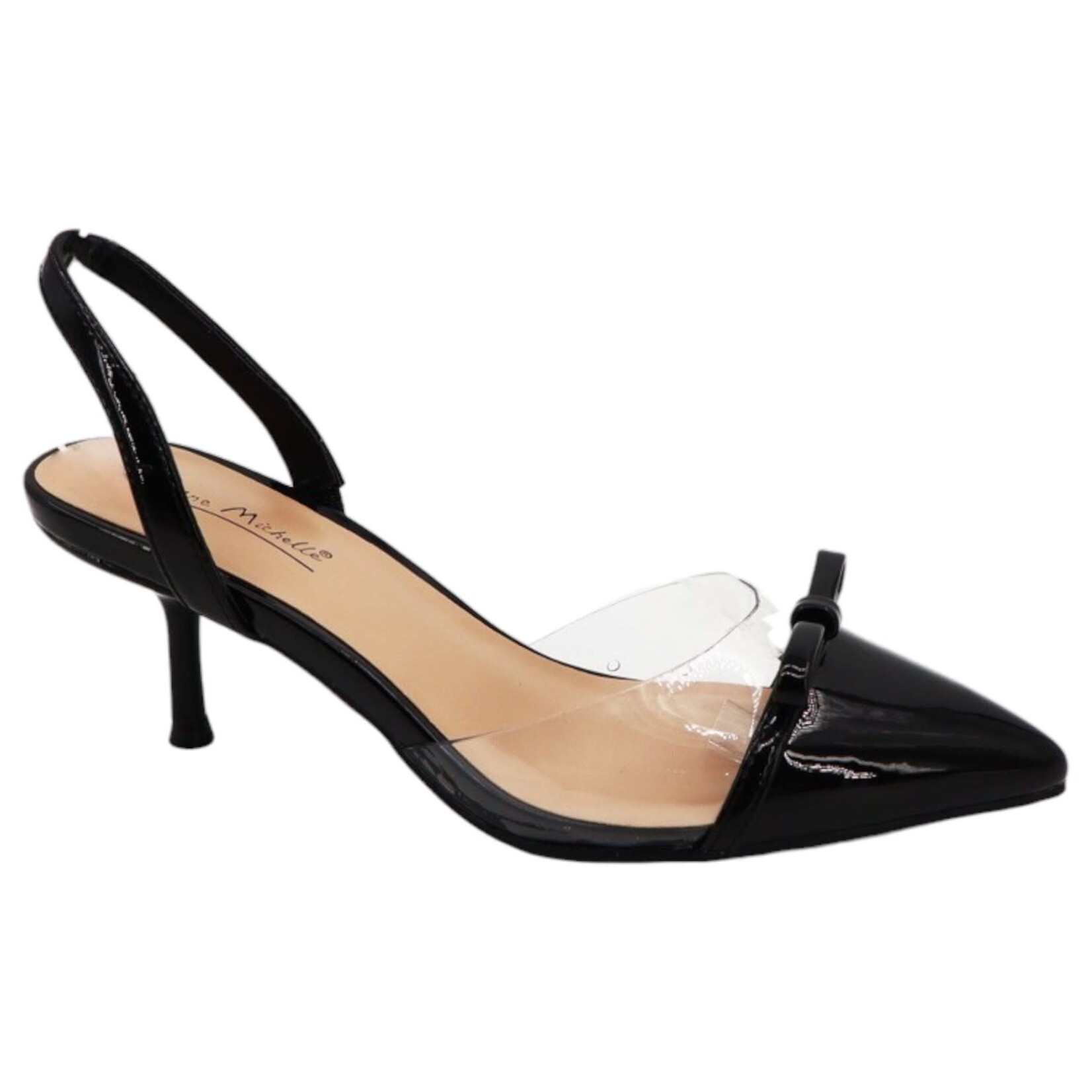 ANNE MICHELLE ANNE MICHELLE POINTED TOE LOW HEEL KITTEN-12