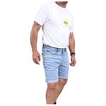 ESTIVANELI ESTIVANELI ROLLED CUFF DENIM SHORTS ALP-4455