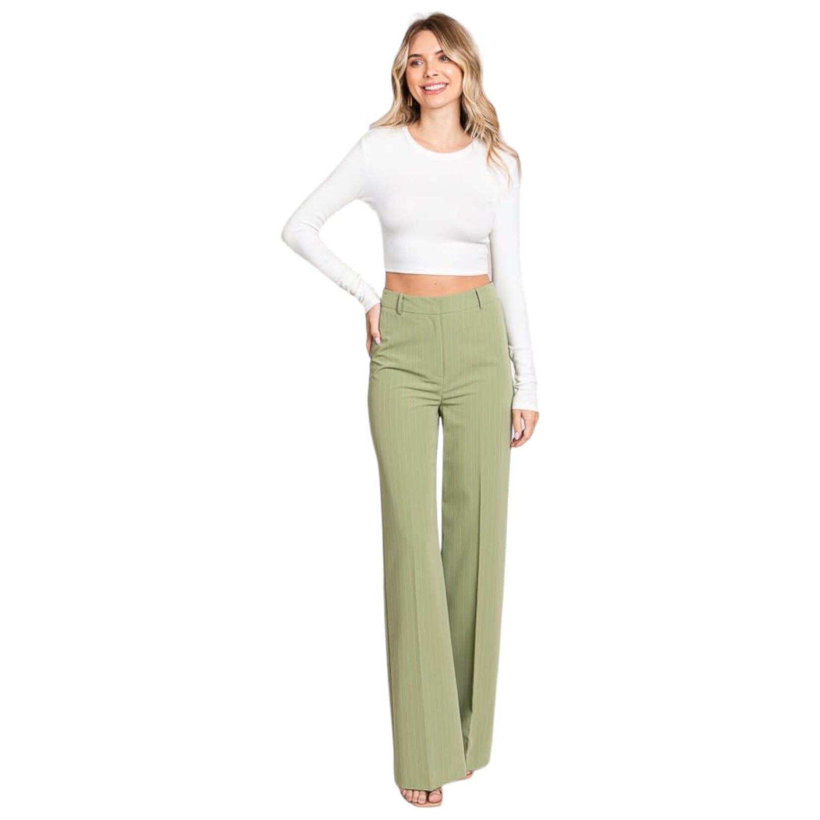 HAVE HAVE TWILL WIDE LEG DRESSPANT 911153-TW194