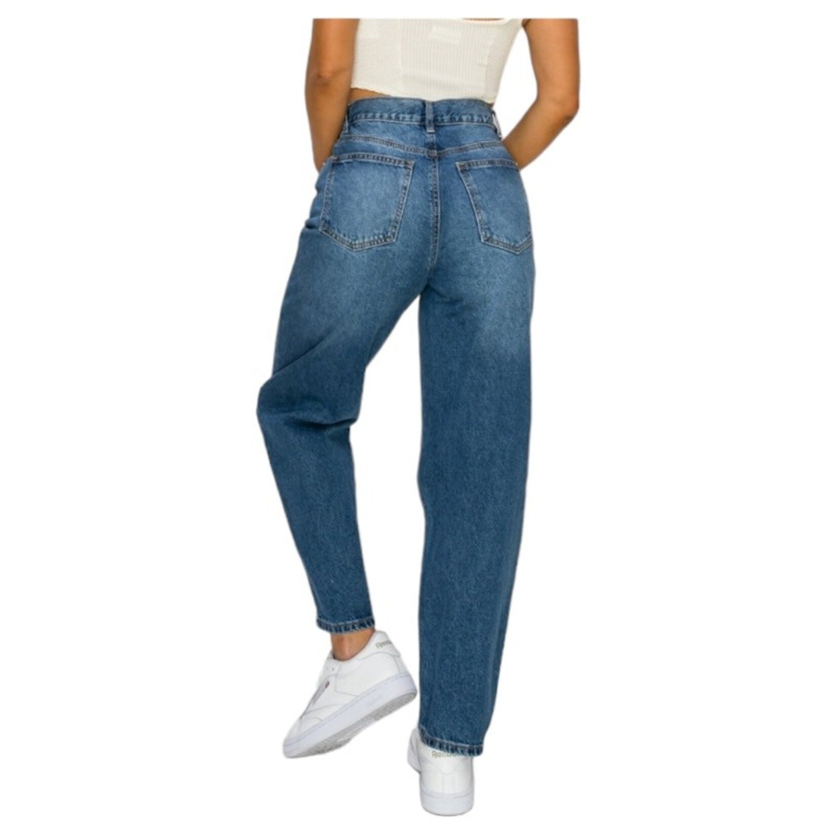 WAX JEANS WAX JEANS TAPERED BAGGY JEAN 90270