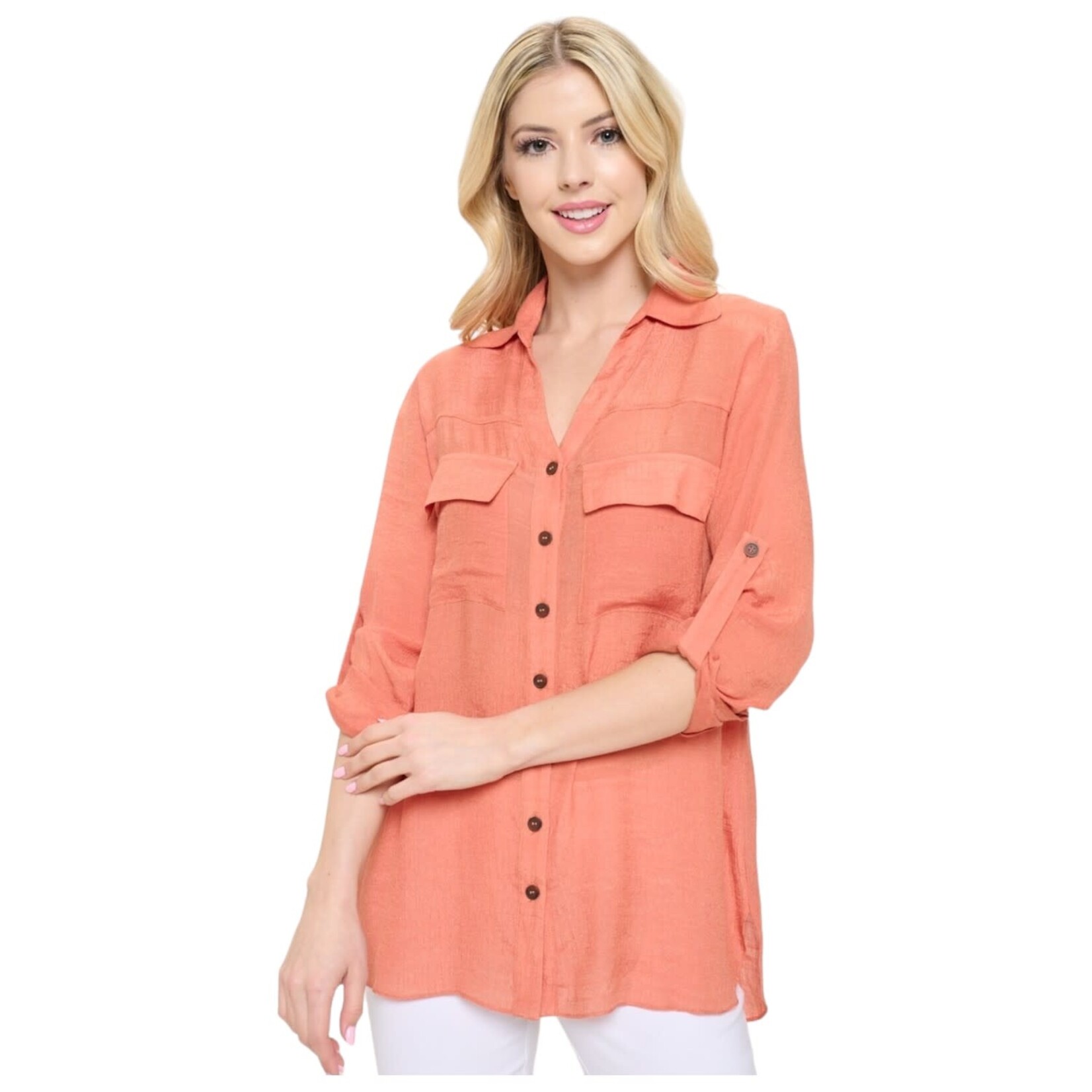 PERSEPTION PERSEPTION BUTTON DOWN SHIRT TP-MS-397