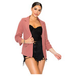 IRIS IRIS RUCHED SLEEVE BLAZER HMJ21053