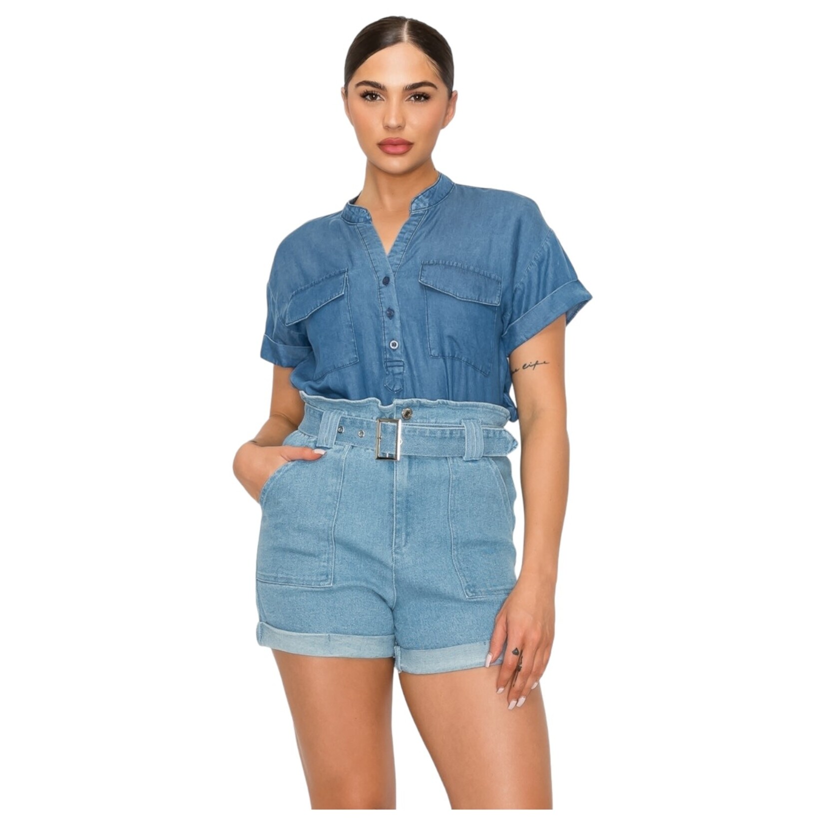 IRIS IRIS SHORT SLEEVE SHIRT HMT56383-L