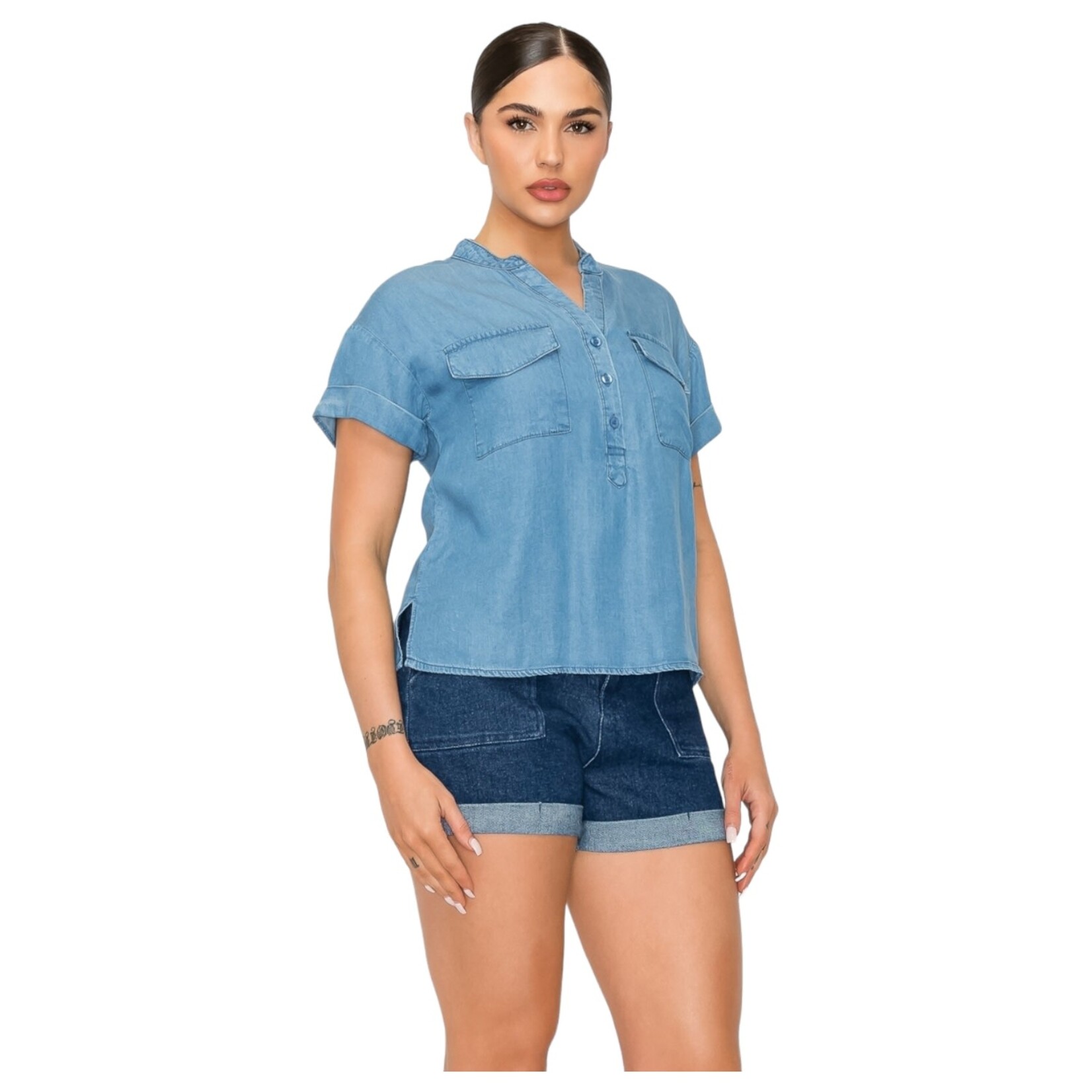 IRIS IRIS SHORT SLEEVE SHIRT HMT56383-L