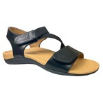 SODA SODA VELCRO ANKLE STRAP SANDAL W/ DIAGONAL STRAP COUNTER