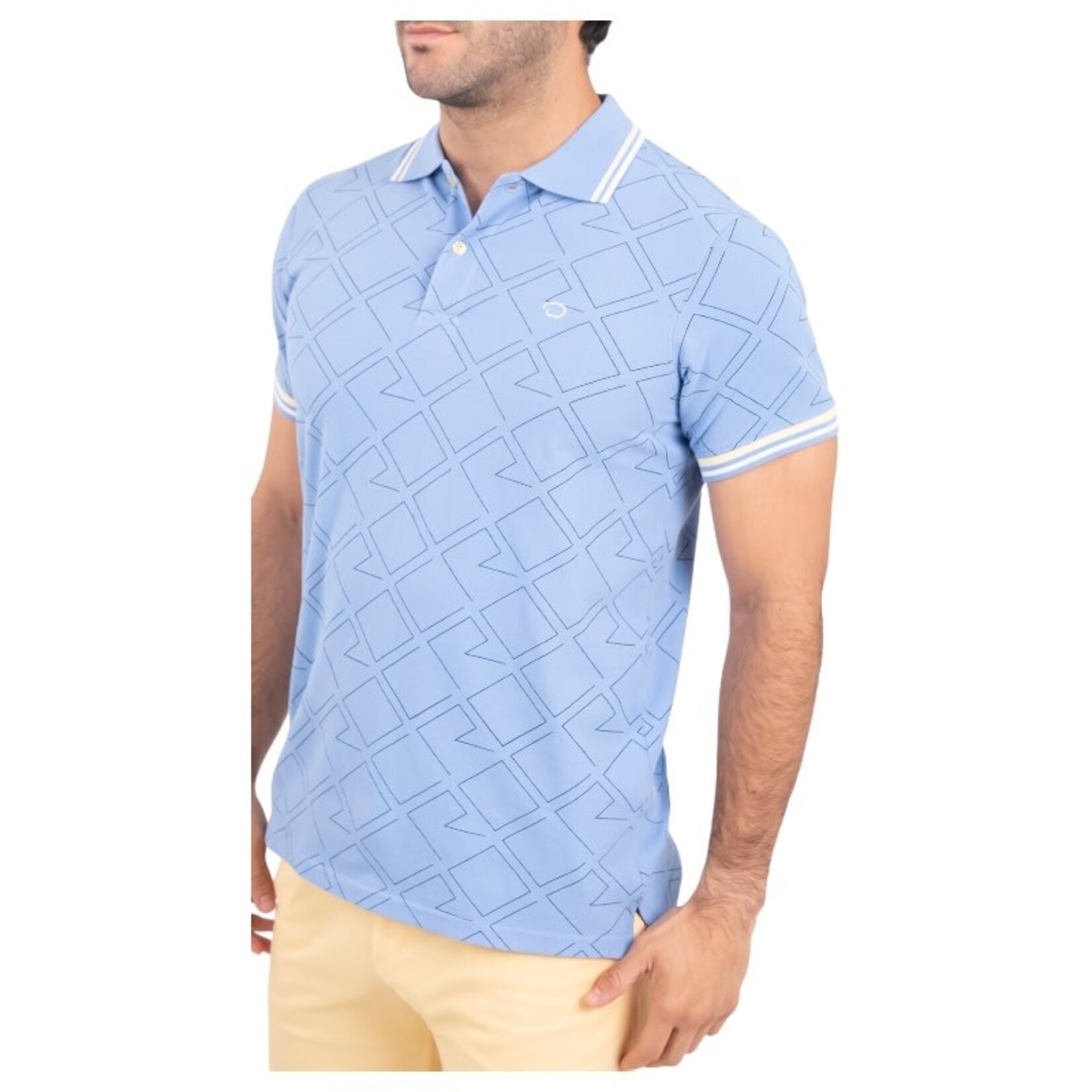 OSCAR DE LA RENTA OSCAR SHORT SLEEVE POLO A23KNP030-MAR