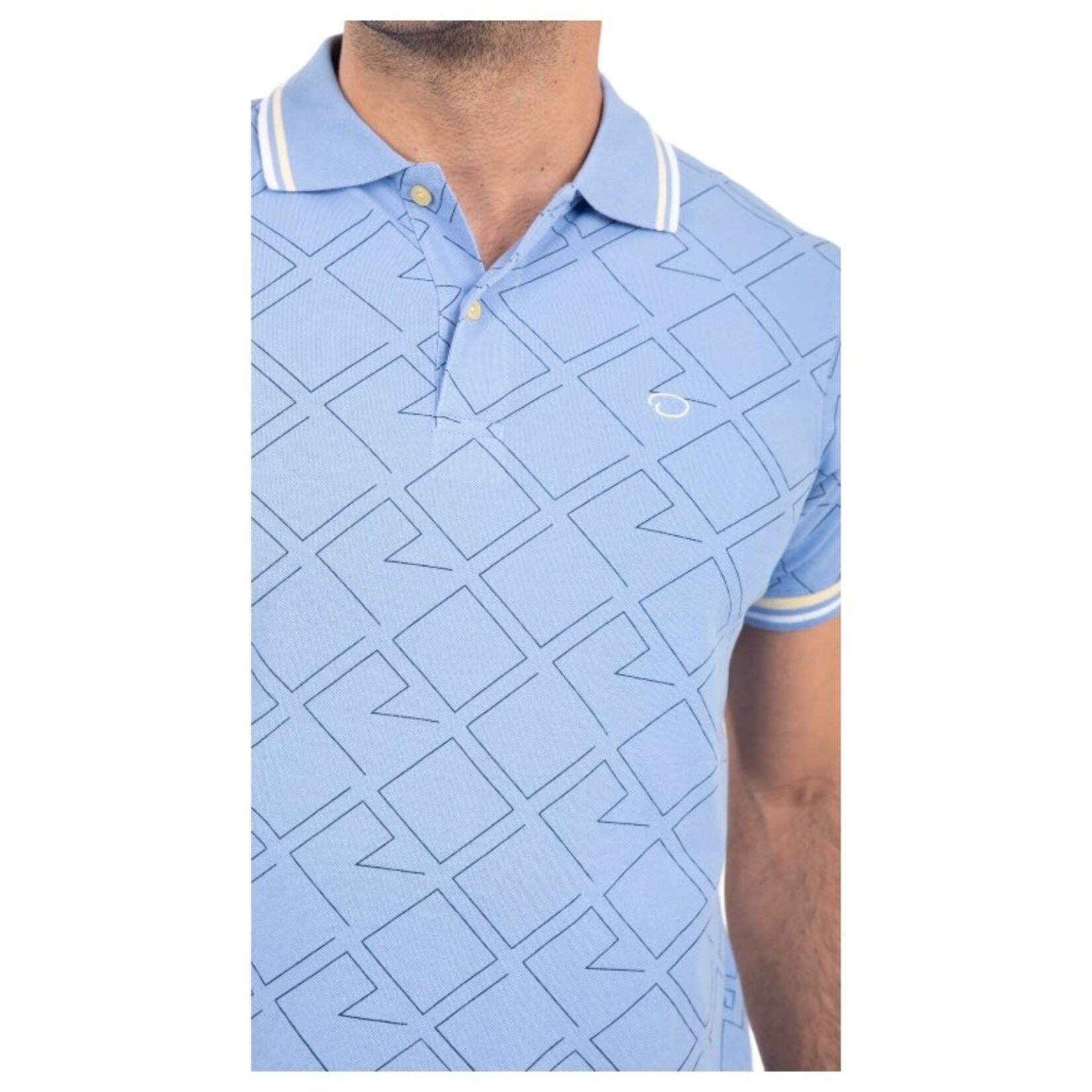 OSCAR DE LA RENTA OSCAR SHORT SLEEVE POLO A23KNP030-MAR