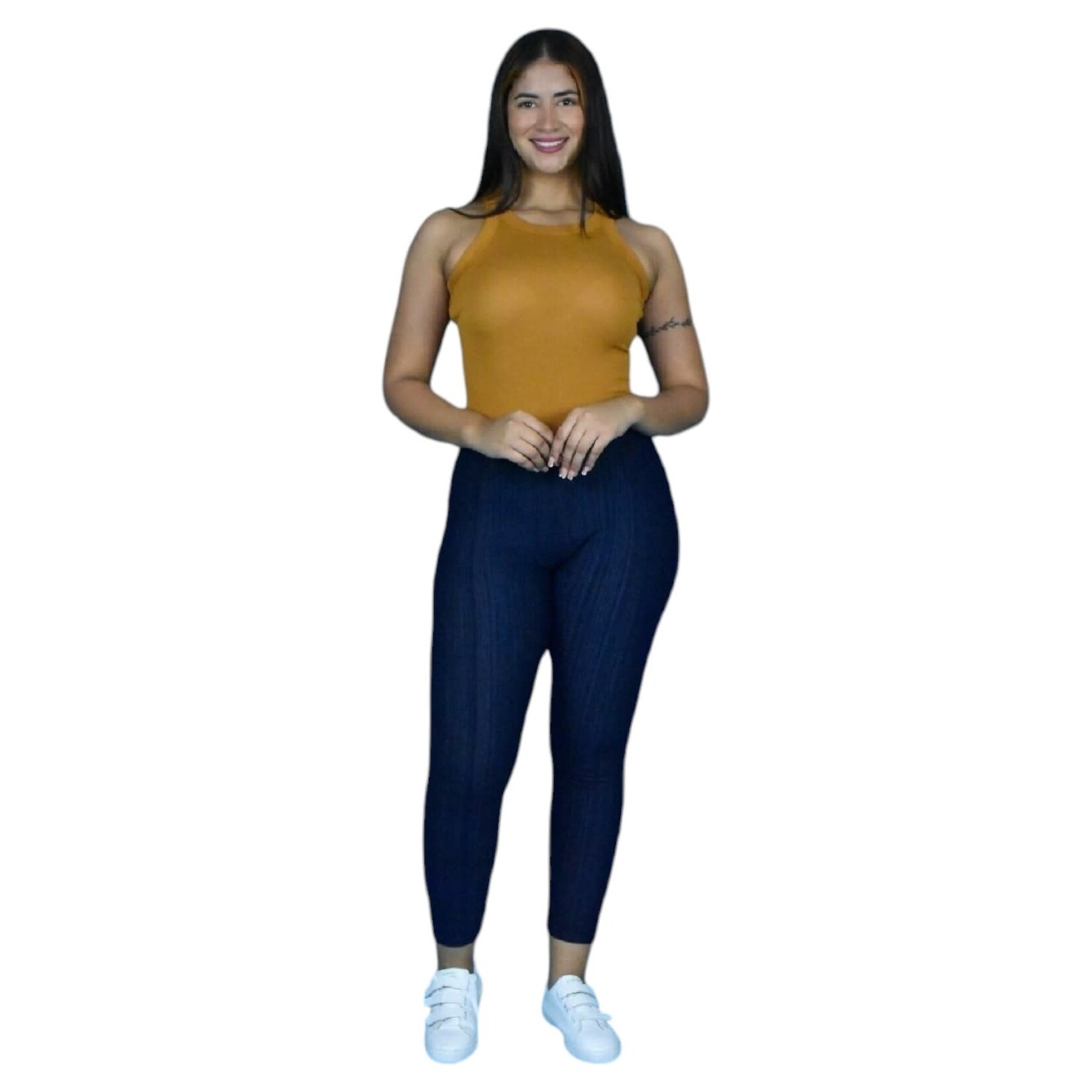 LAC BLEU LAC BLEU SELF PATTERN LEGGING A20497