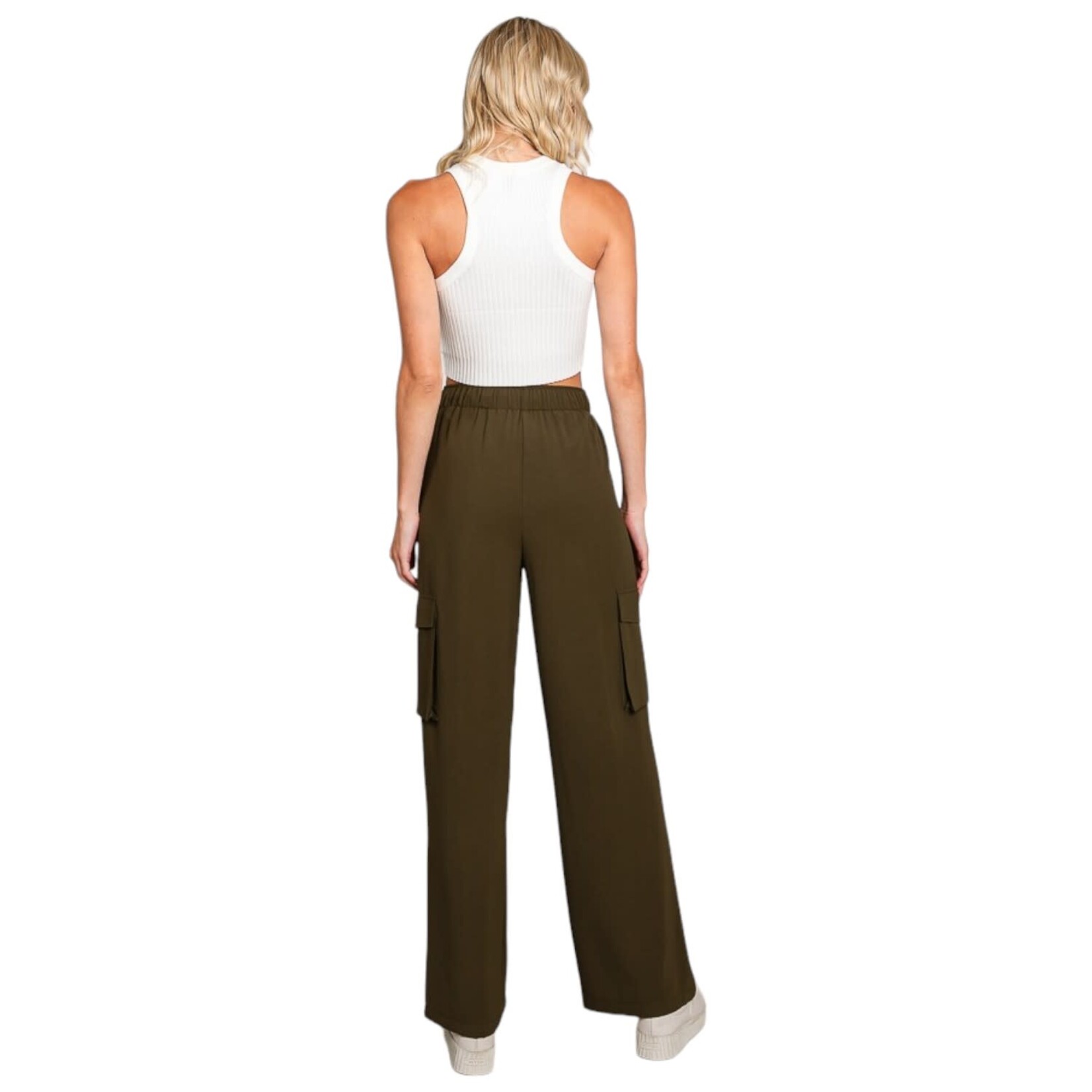 HAVE HAVE DRAWSTRING WIDE LEG PANT 911174-MW212