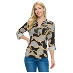 DNA DNA 3/4 SLEEVE TOP 9353T-17051