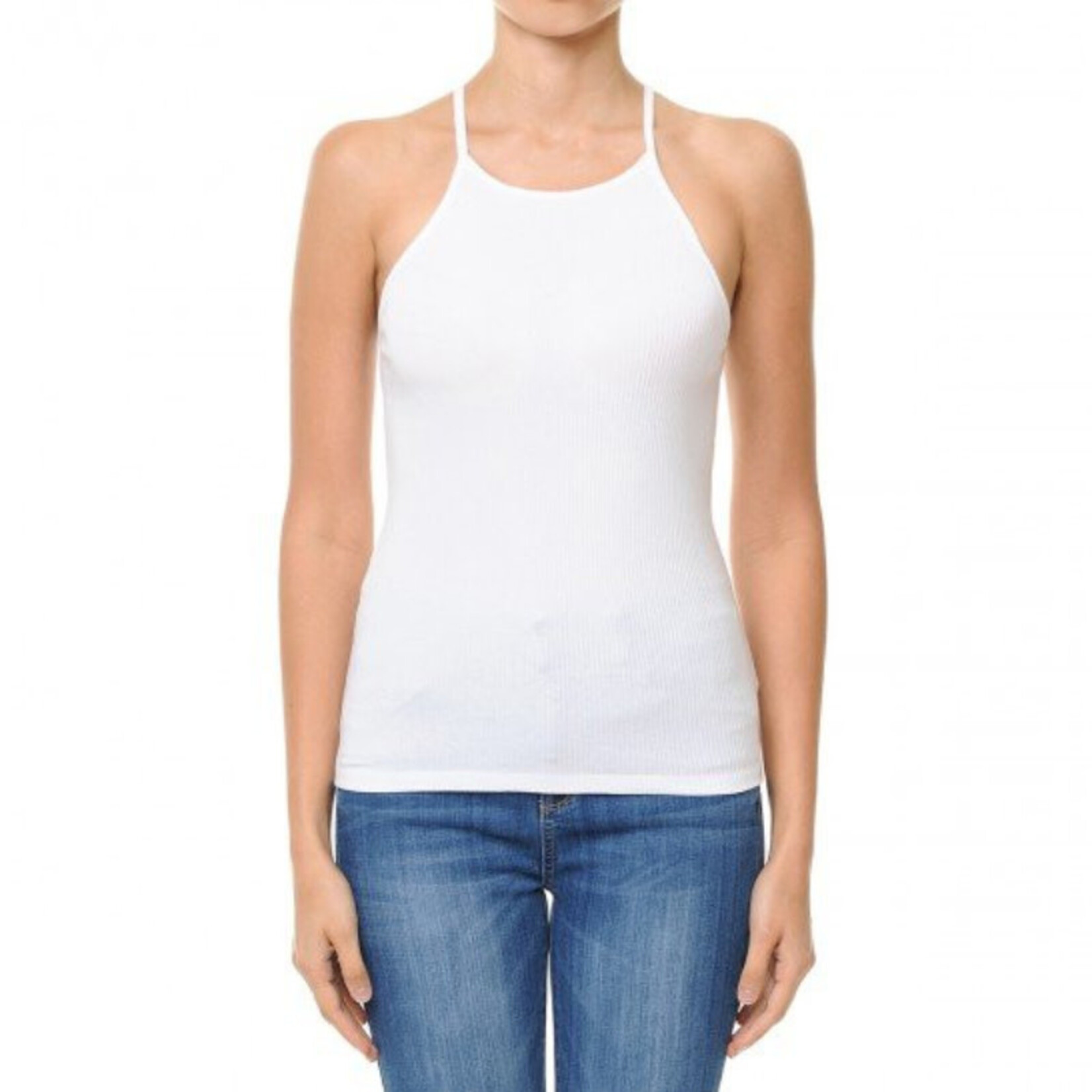 AMBIANCE APPAREL AMBIANCE HIGH NECK RACER BACK CAMI 69319