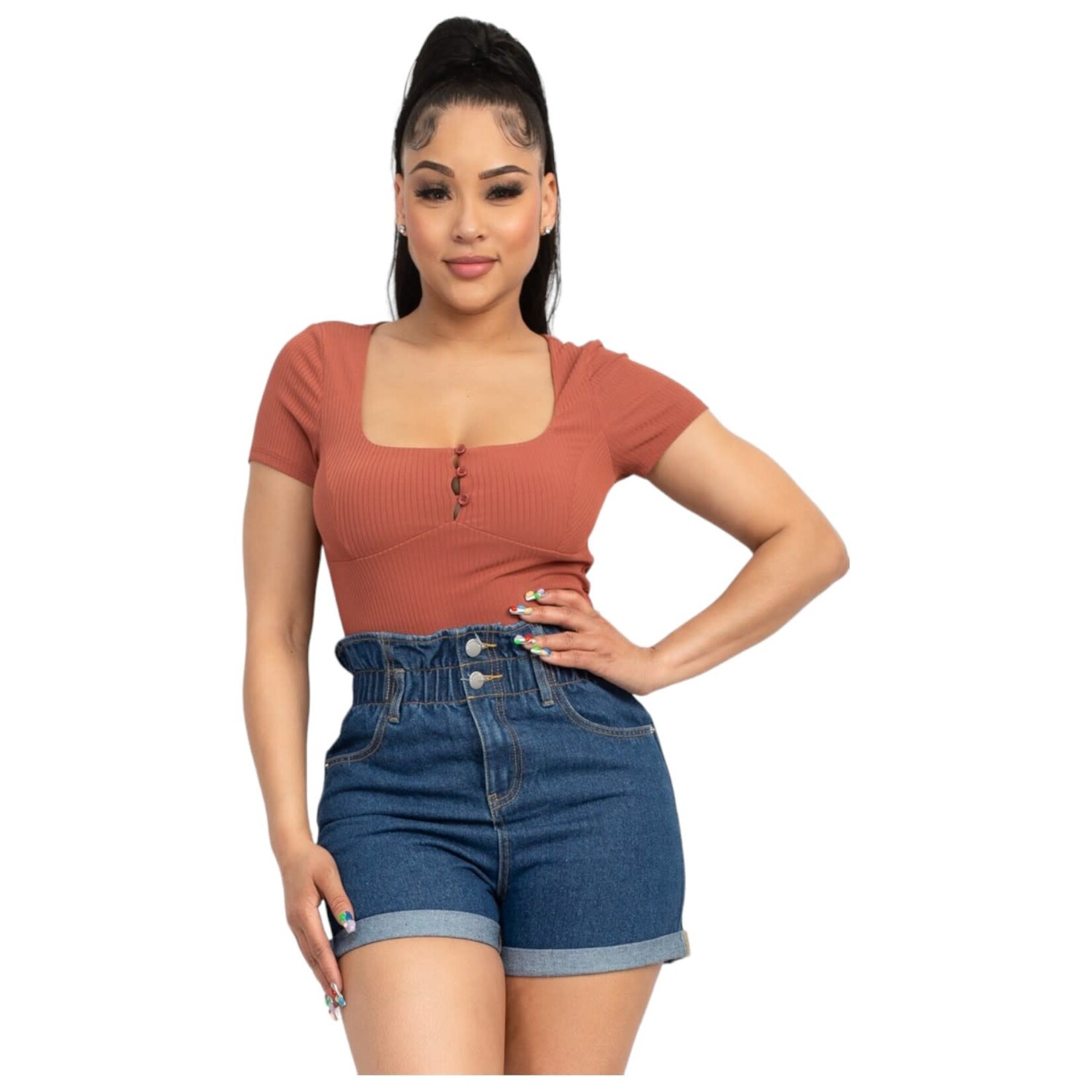 IRIS IRIS SHORT SLEEVE CROP IT92397