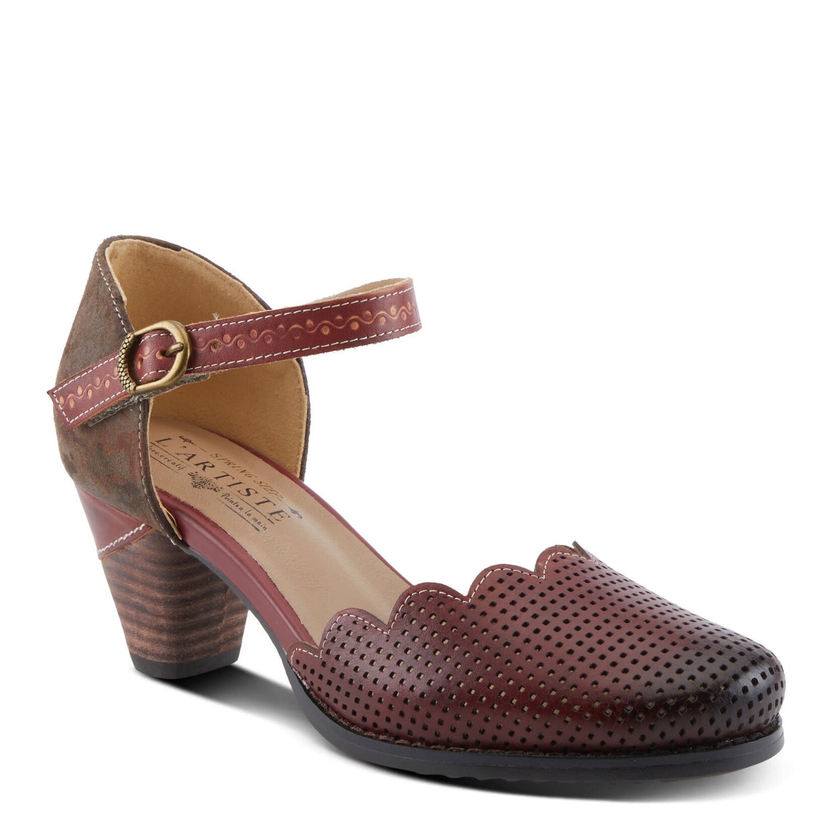 L'ARTISTE L`ARTISTE  CLOSE FRONT HEELS PARCHELLE