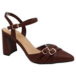 BAMBOO BAMBOO  MINI BUCKLE STRAP POINTED CLOSED TOE HEEL EVERCLEAR-29
