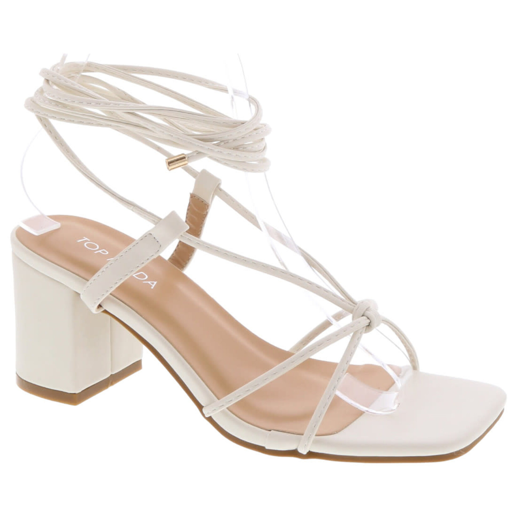 TOP MODA TOP MODA KNOTTED WRAP BLOCK HEEL PRAIRIE-5