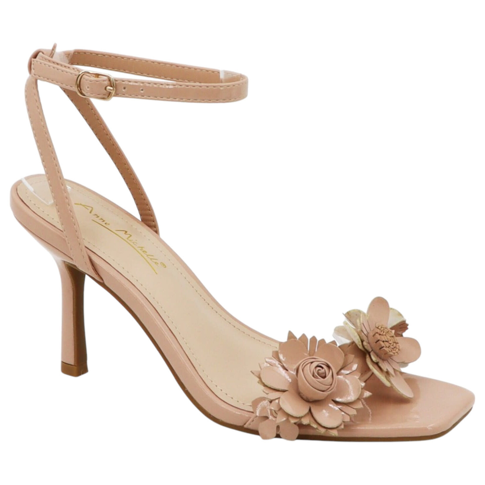 ANNE MICHELLE ANNE MICHELLE 3D FLOWER BAND HEEL HAILEY-04