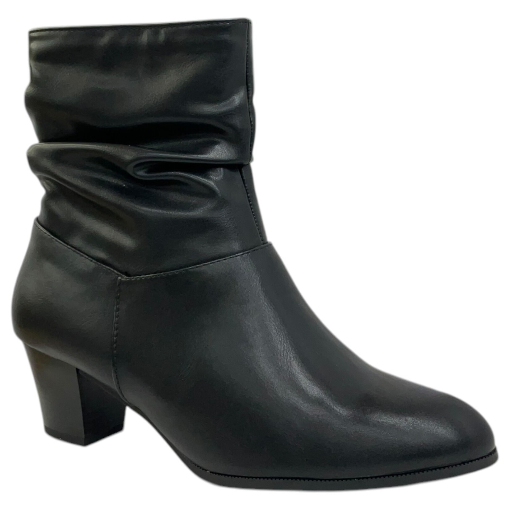 SODA SODA WIDE BLOCK HEEL BOOT W-CIVET