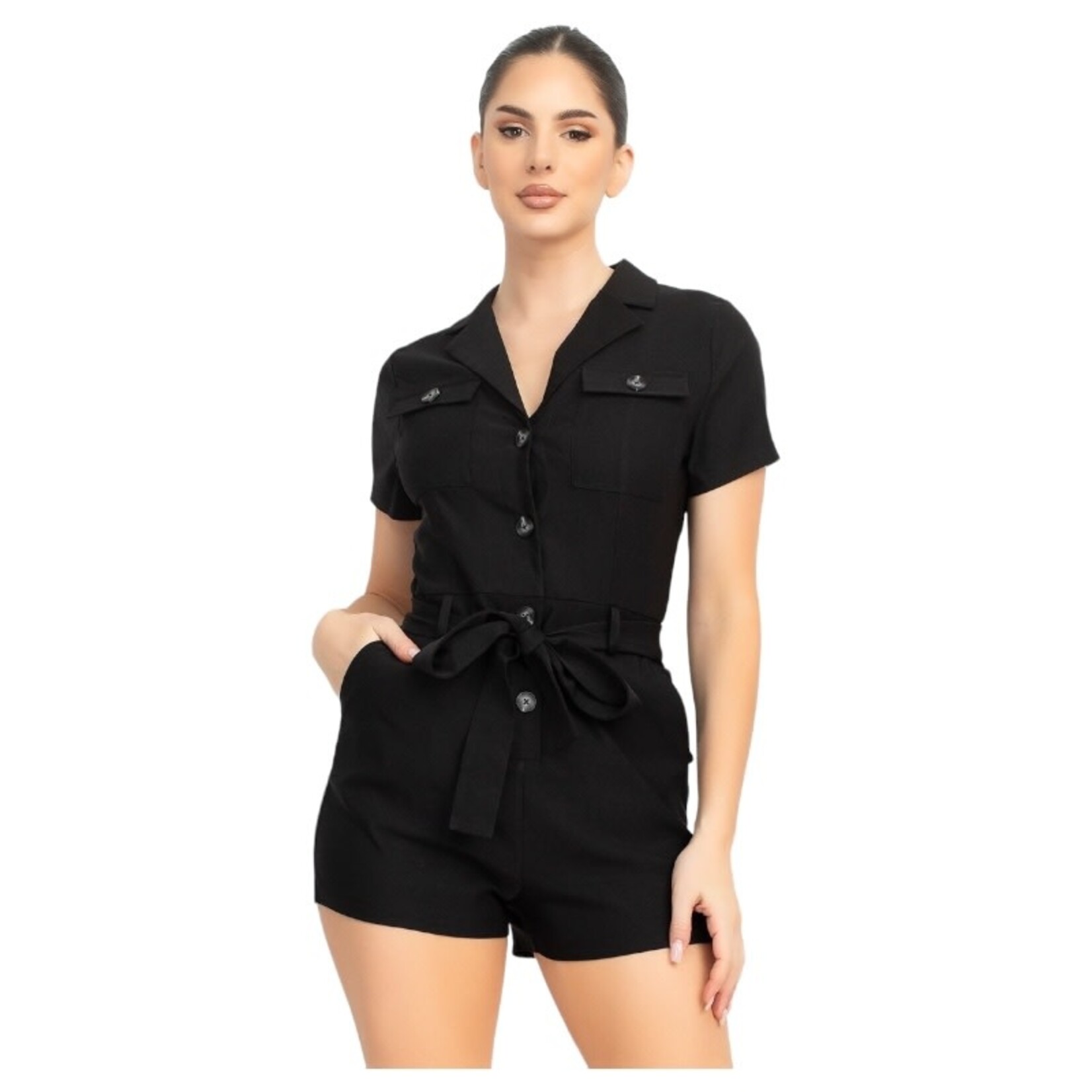 IRIS IRIS BUTTON DOWN ROMPER HMP40758