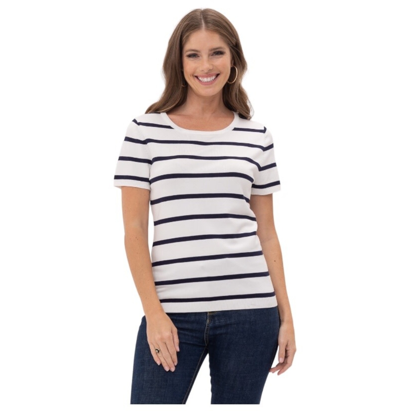 CIELO CIELO SHORT SLEEVE SWEATER SW55