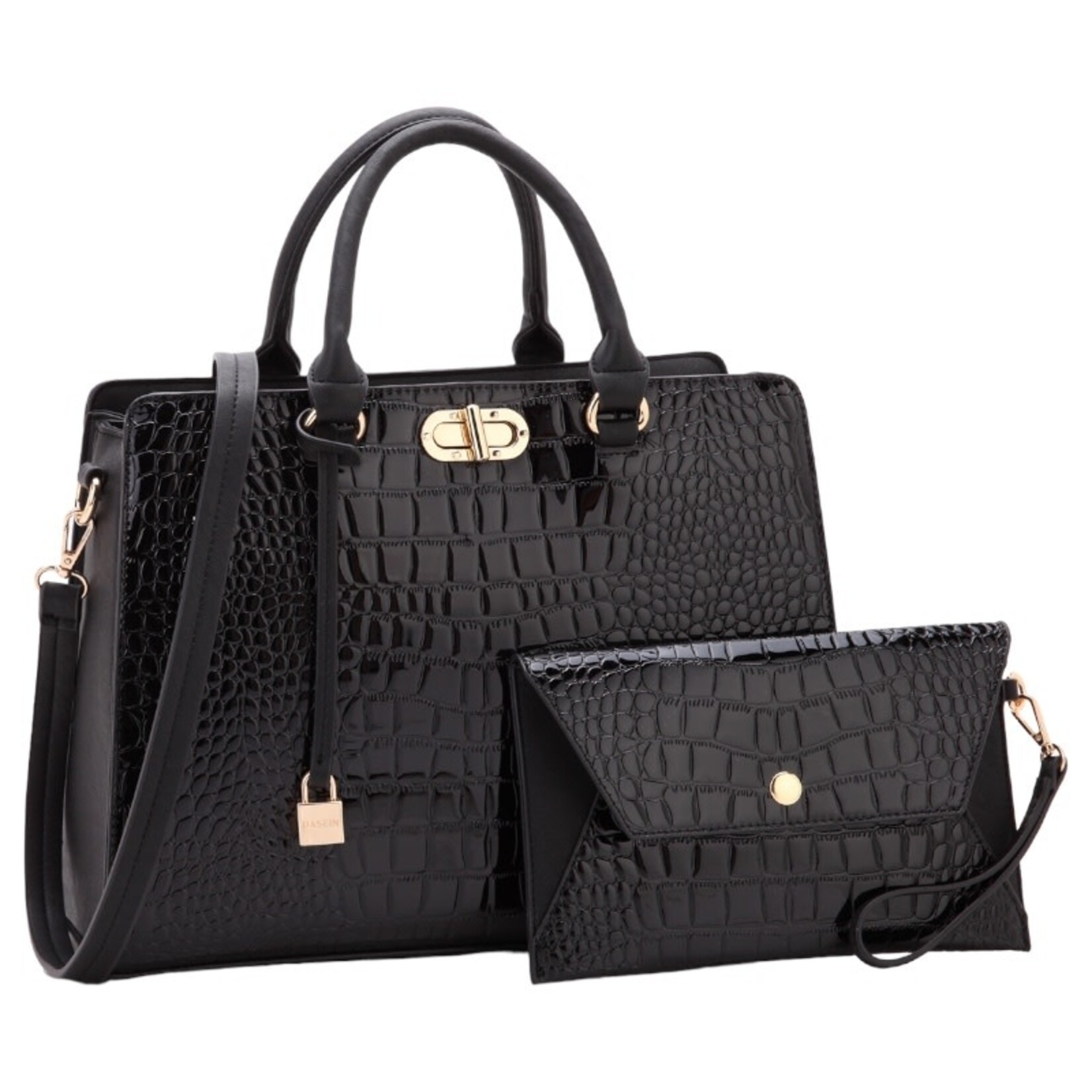 DASEIN DASEIN SATCHEL WITH WRISTLET XL-10-7581