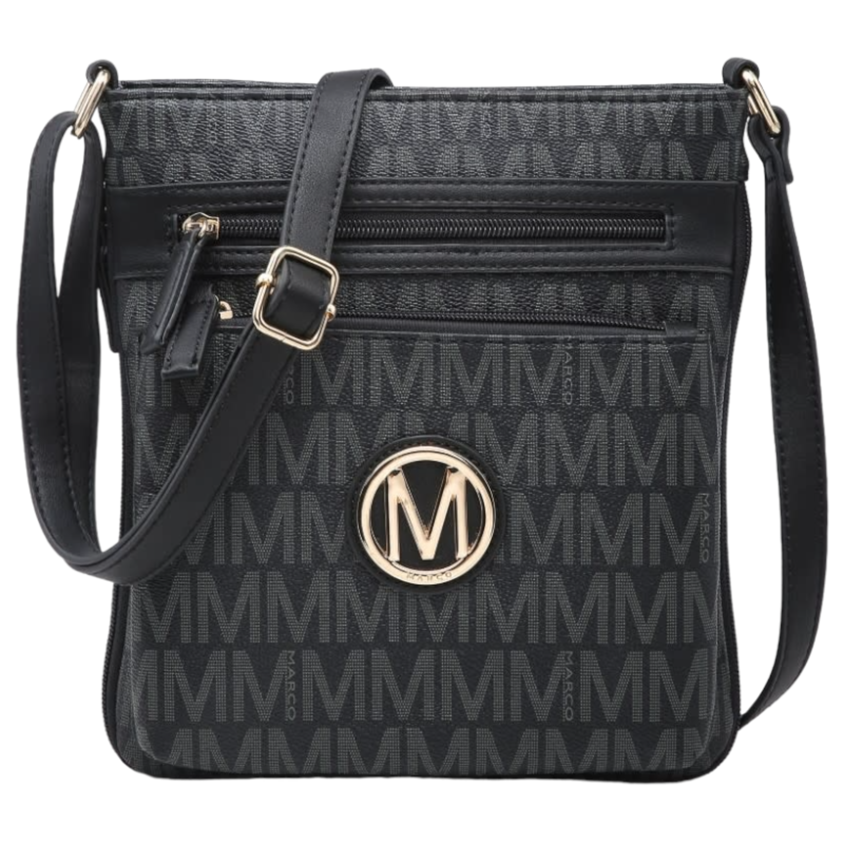 MARCO MARCO MONOGRAM CROSSBODY BAG XL-M-8485