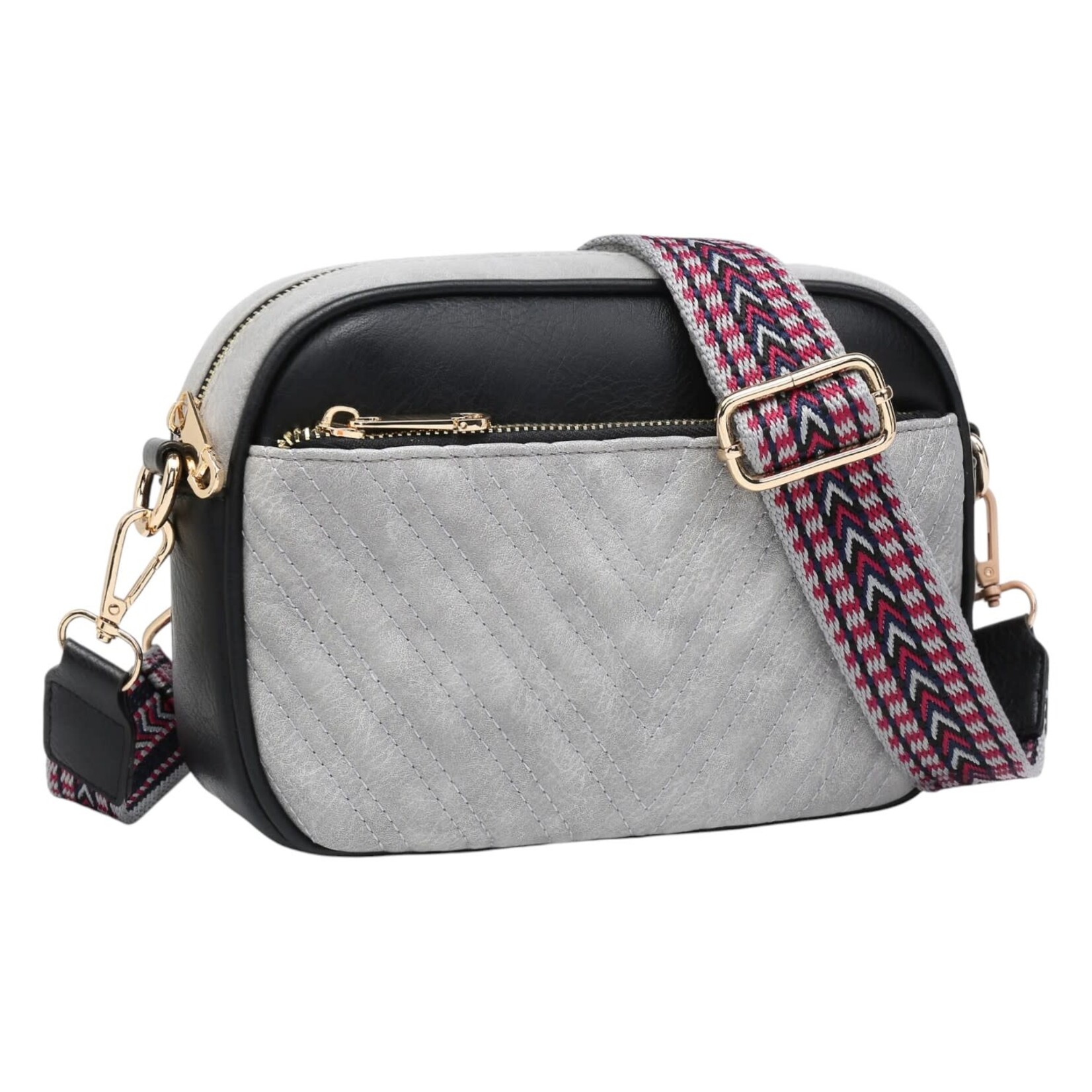 DASEIN DASEIN WOVEN STRAP CROSSBODY XL-26-9867-V
