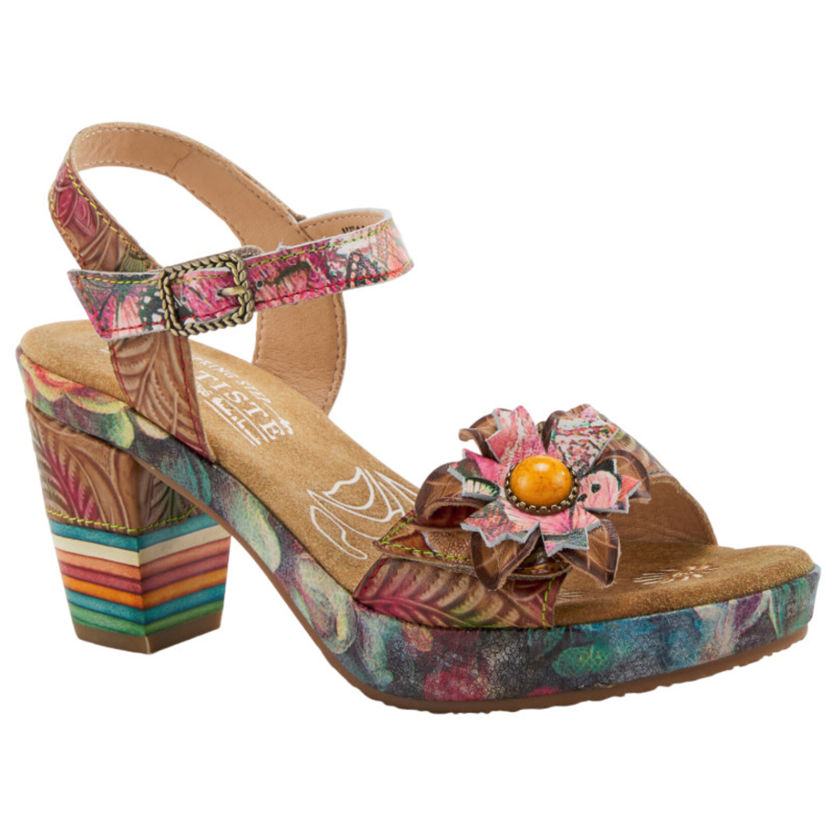 L'ARTISTE L'ARTISTE FLORAL HEEL LEILANIE