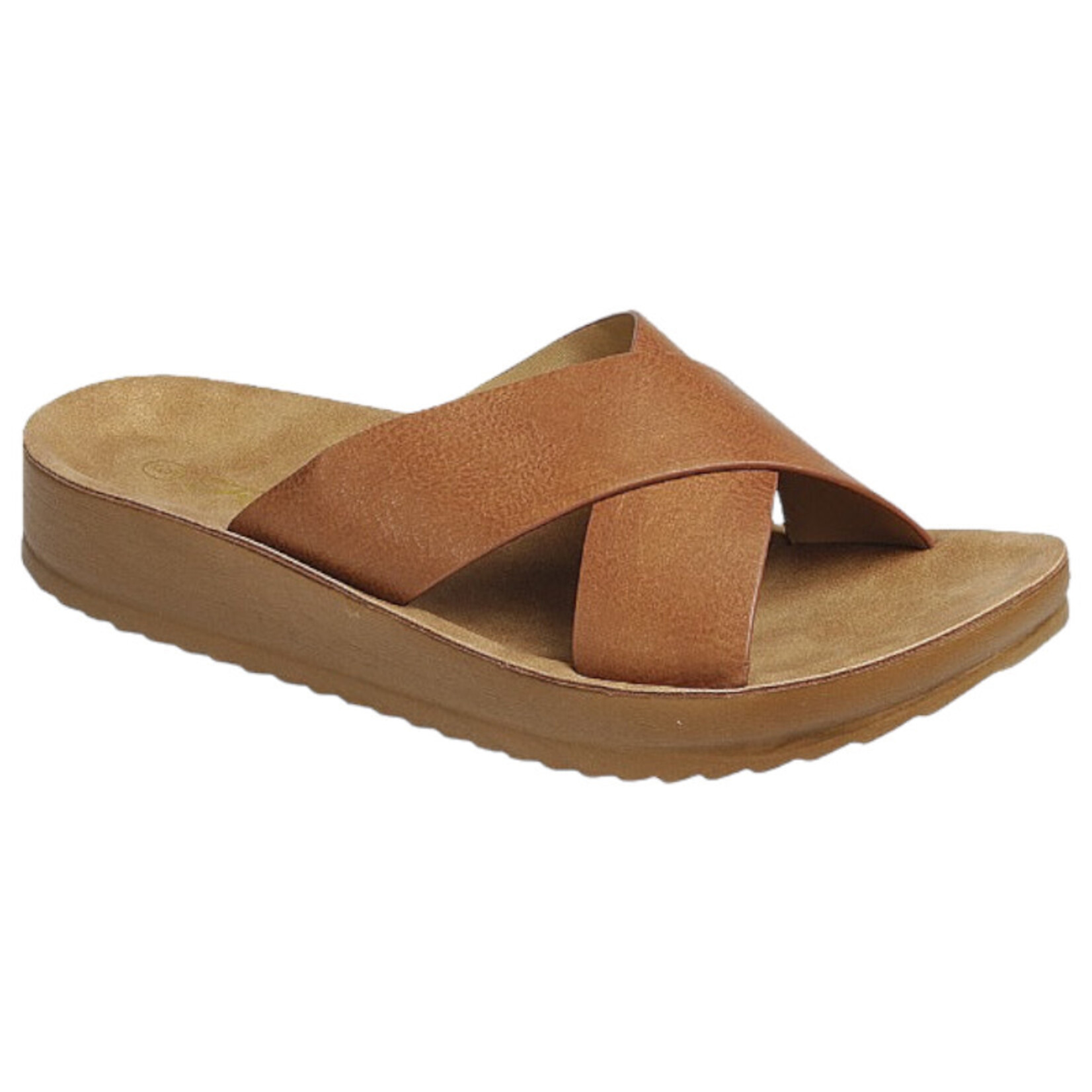 FOREVER FOREVER CROSS BAND SLIPPER REGULAR-70