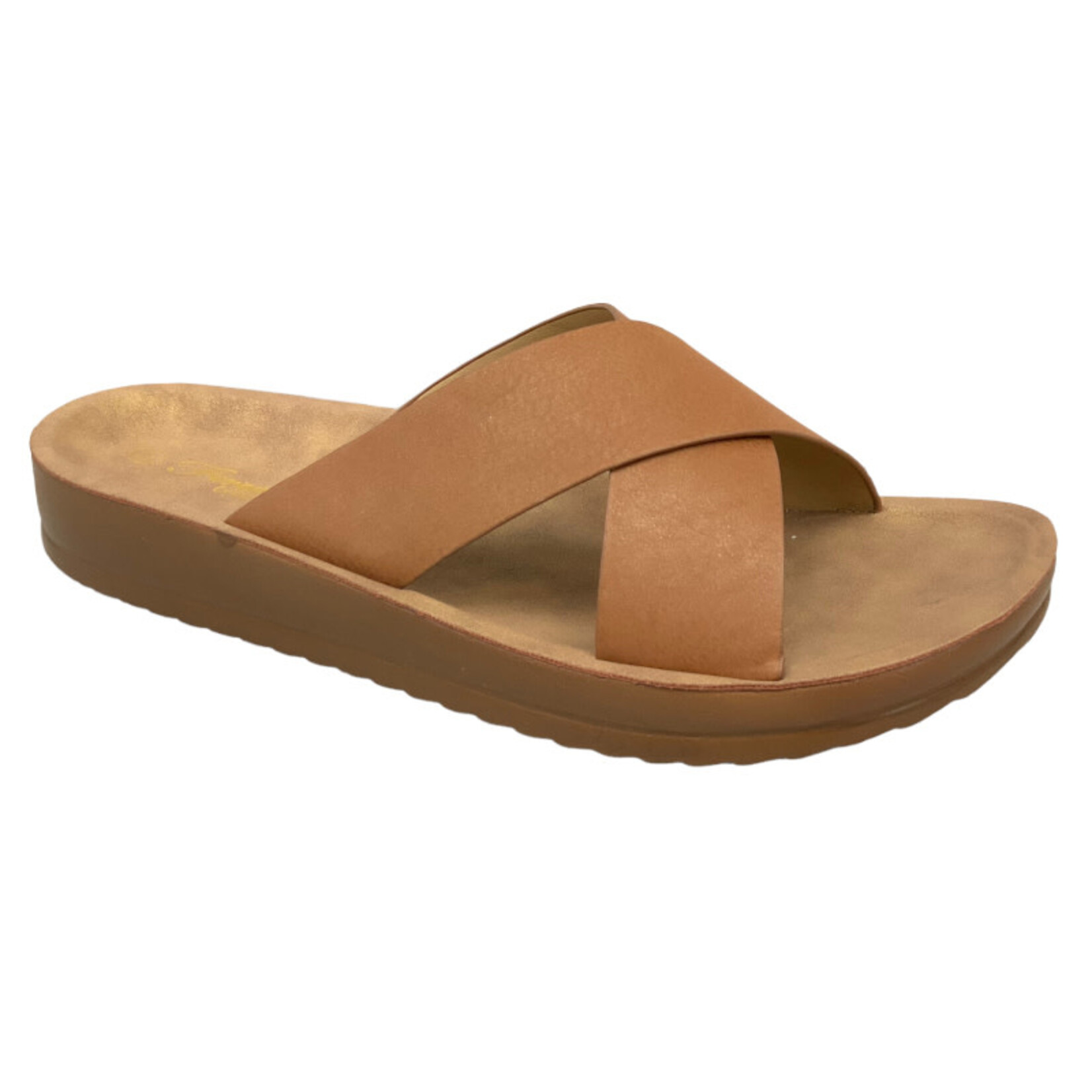 FOREVER FOREVER CROSS BAND SLIPPER REGULAR-70