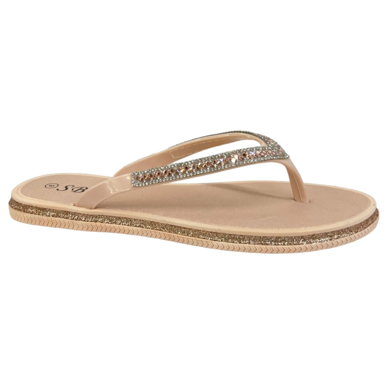 SBVP SBVP RHINESTONE THONG SLIPPER PL2-20