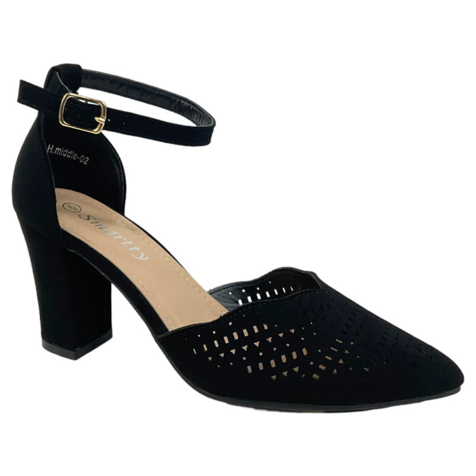 SMARTTY SMARTTY SLINGBLACK POINTED TOE HEEL H.MIDDLE-02