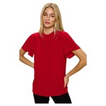 PERSEPTION PERSEPTION PLEATED RUFFLE NECK SHORT SLEEVE TOP TP-MS-1462