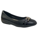 DI MARIA DI MARIA SLIP ON FLATS WITH GOLD ORNAMENT DM1004A