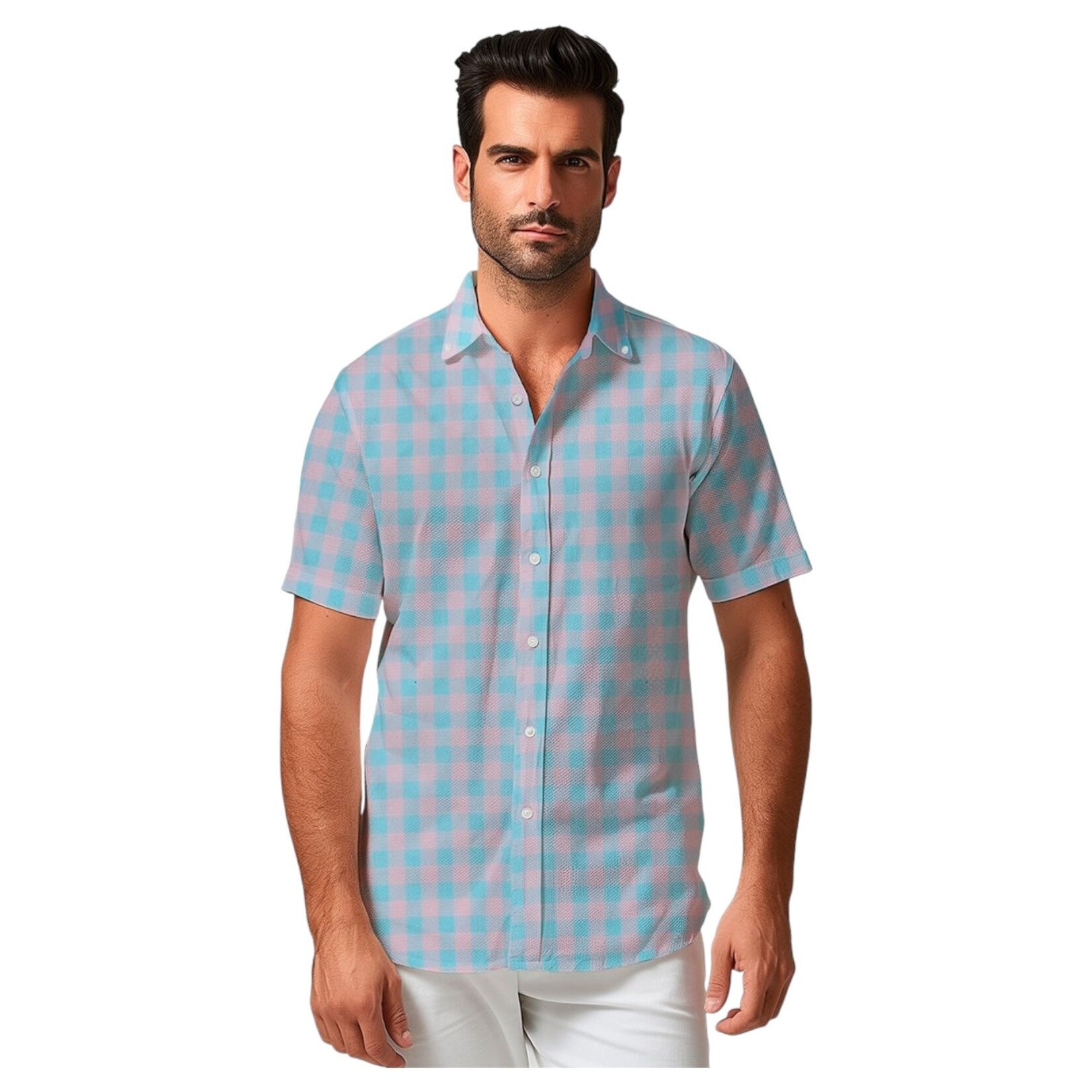 OLEG CASSINI OLEG CASSINI SHORT SLEEVE SHIRT 13S-1906