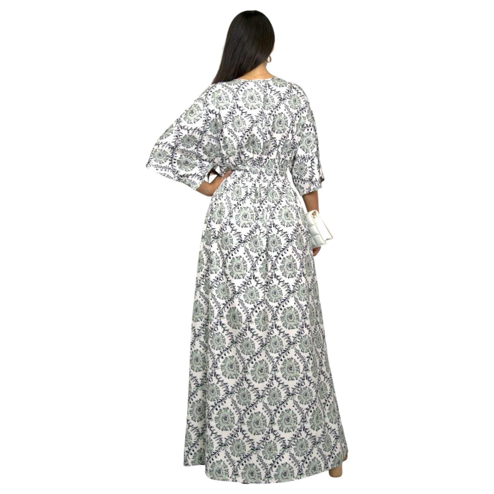 MISS KELLY MISS KELLY DRESS3/4 SLEEVE MAXI SD5398