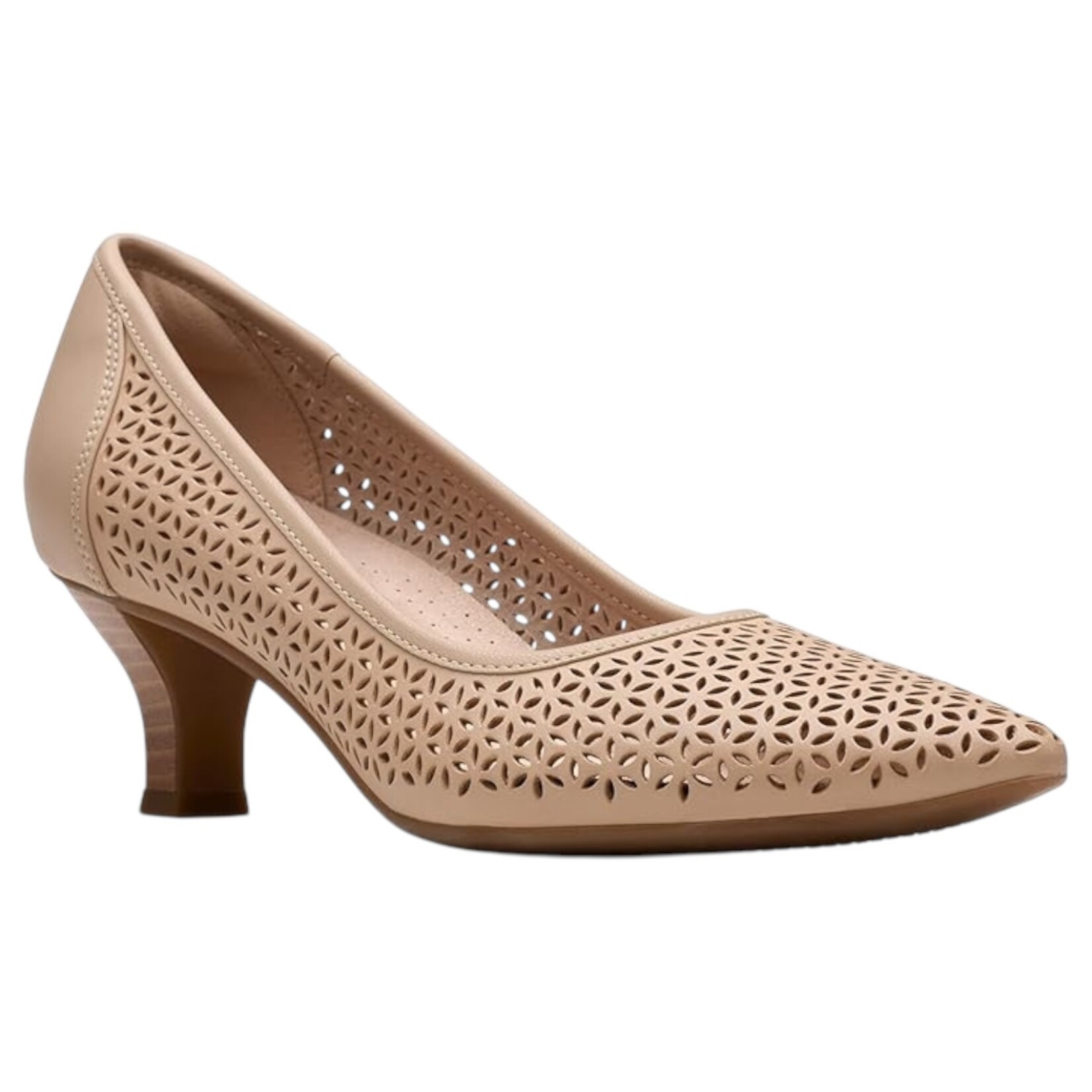 CLARKS CLARKS POINTED TOE MID HEEL SHOES  KEPLEY SKY 26181580