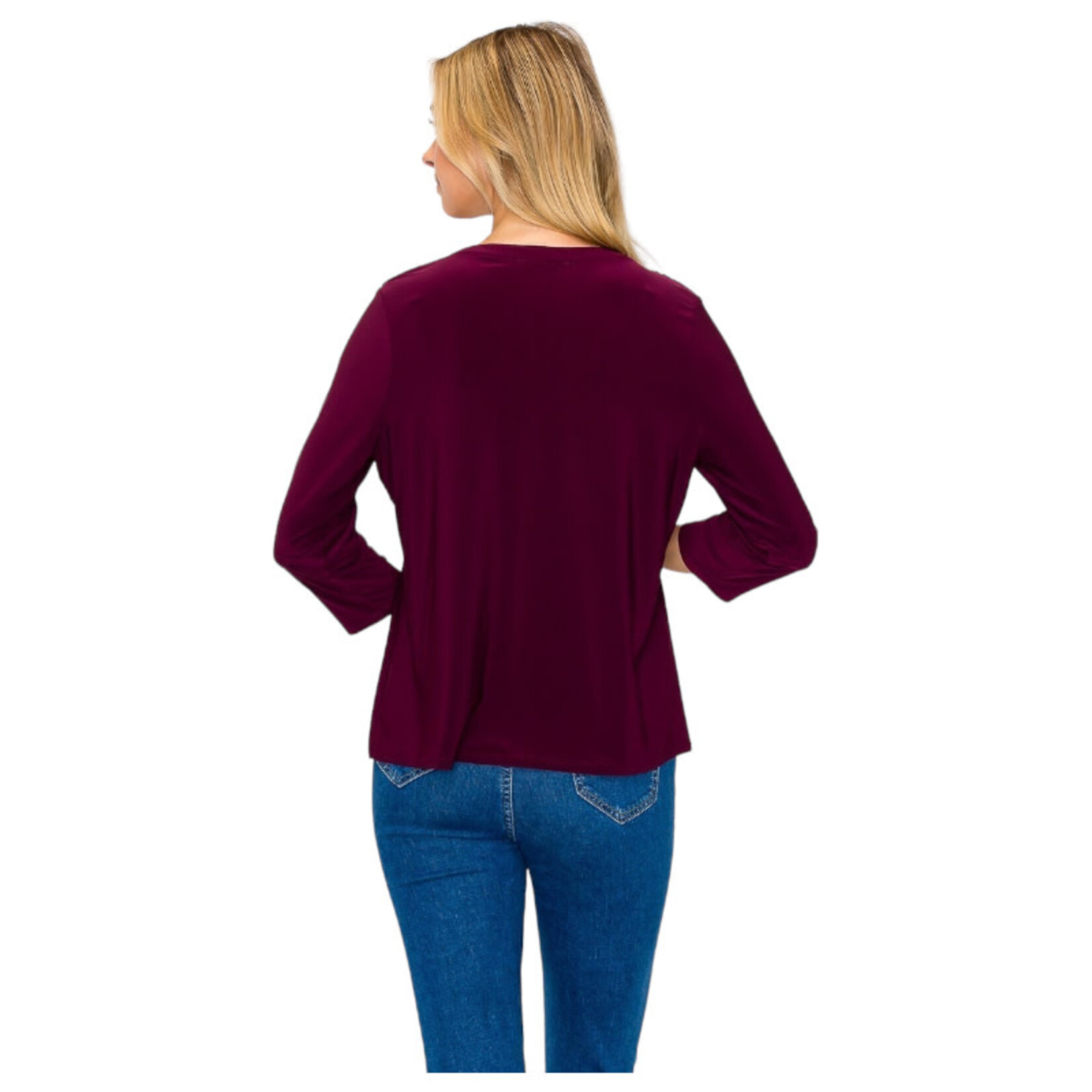 PERSEPTION PERSEPTION 3/4 SLEEVE TOP TP-MS-1623