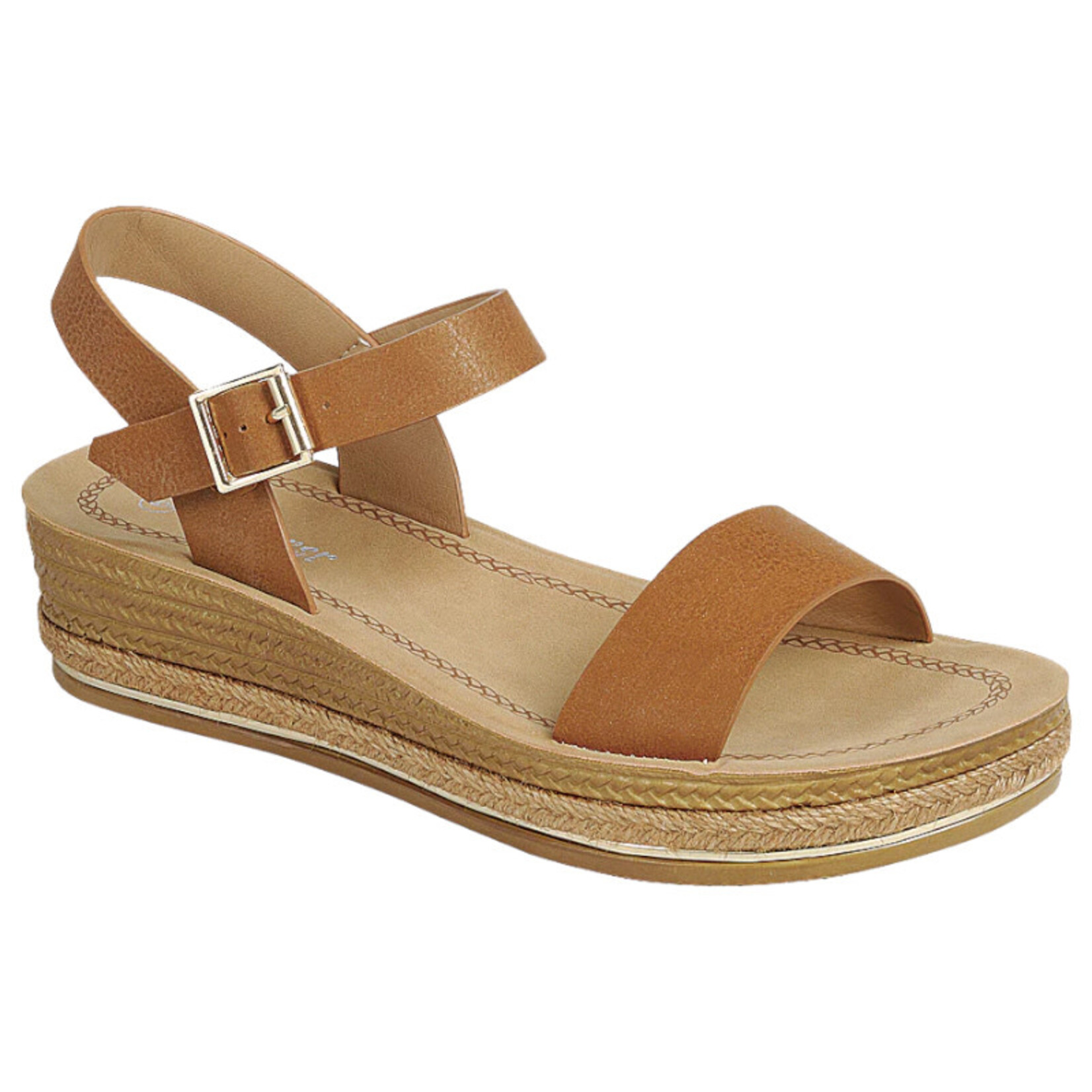 FOREVER FOREVER BUCKLE WEDGE FORWARD-12