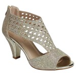 FOREVER FOREVER CAGED OPEN TOE RHINESTONE HEEL PERFORM-66