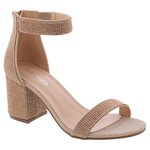 TOP MODA TOP MODA RHINESTONE ANKLE STRAP BLOCK HEEL DELIA-80