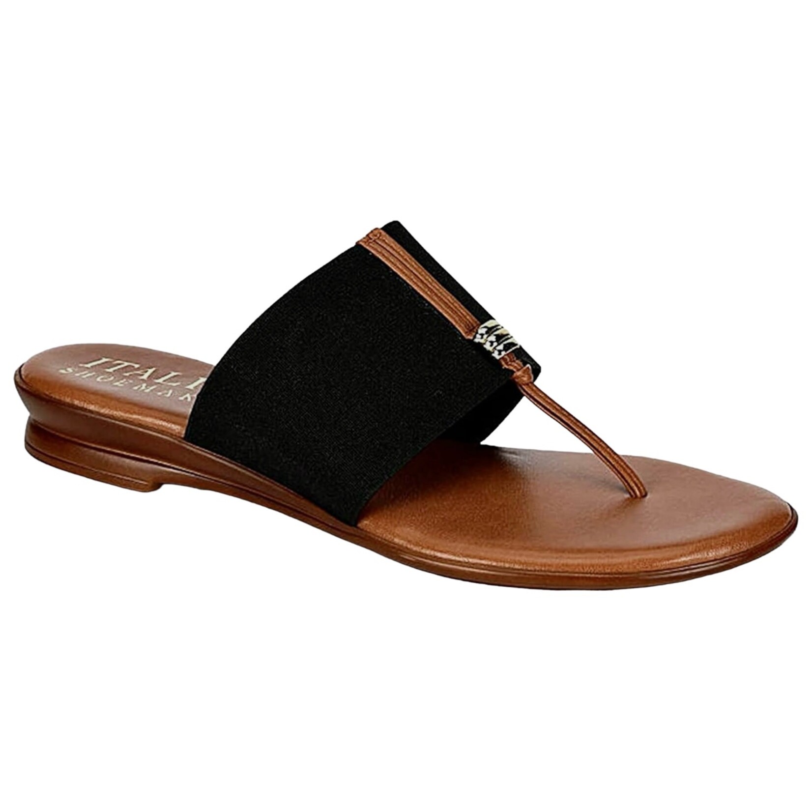 ITALIAN SHOEMAKERS ITALIAN WIDE BAND THONG SLIPPER AFIA
