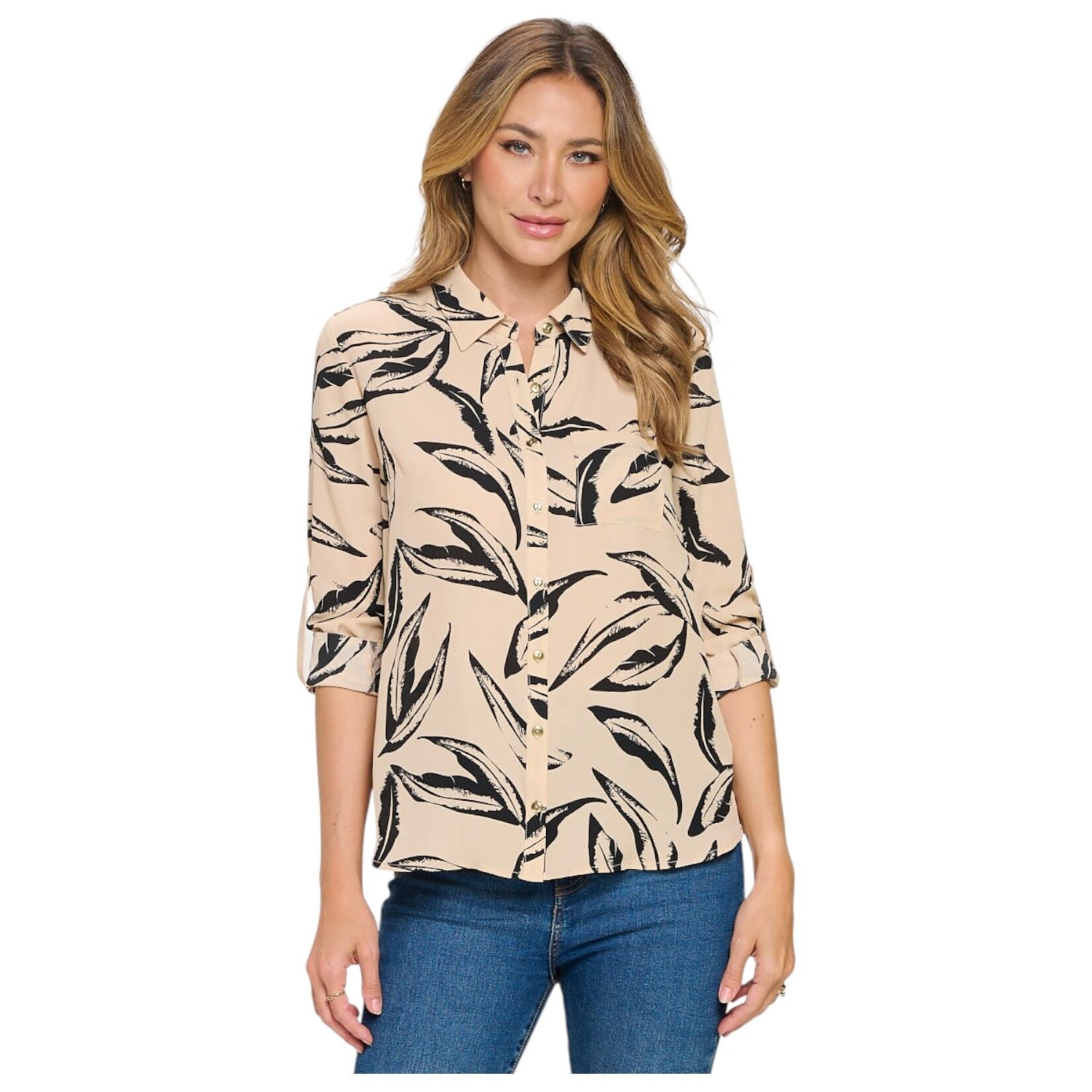 DNA DNA BUTTON DOWN SHIRT 3462B-18122