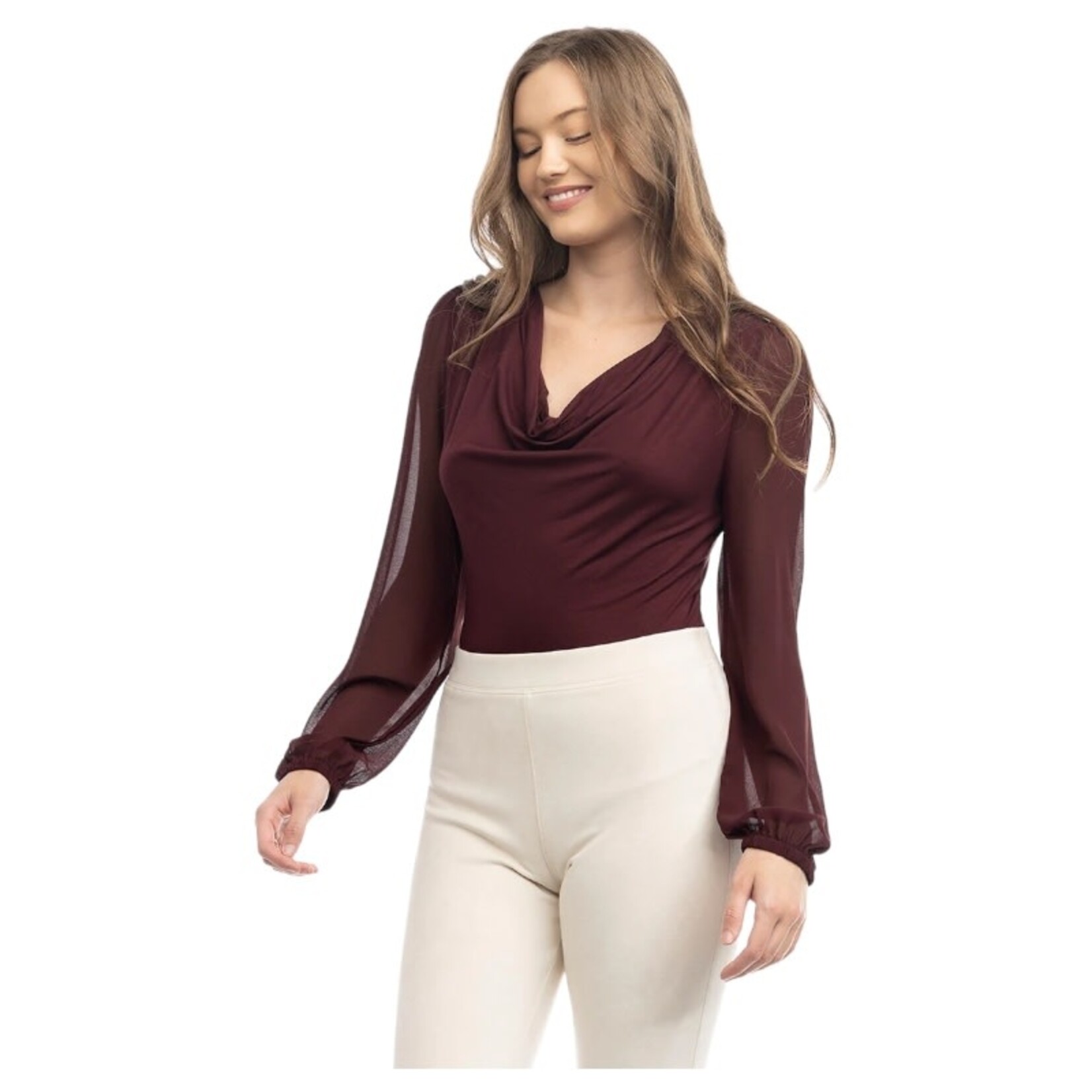 NAKED ZEBRA NAKED ZEBRA LONG SLEEVE BODYSUIT AB116889A