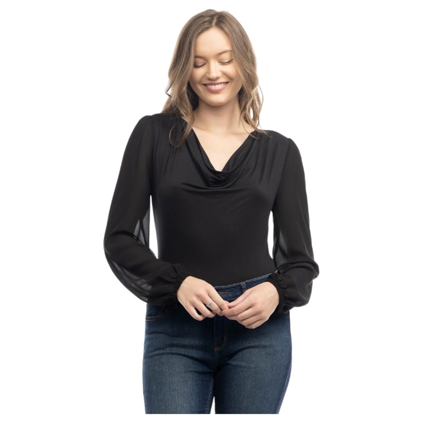 NAKED ZEBRA NAKED ZEBRA LONG SLEEVE BODYSUIT AB116889A