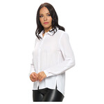 CHOCOLATE CHOCOLATE SOLID LONG SLEEVE BUTTON UP SHIRT MT3174