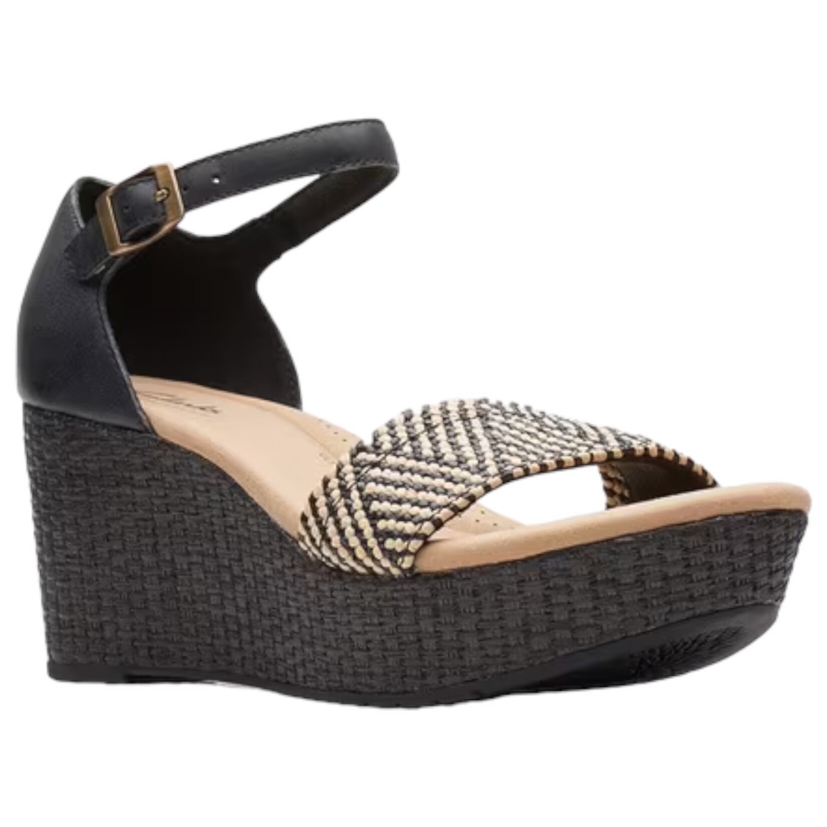 CLARKS CLARKS ANKLE STRAP WEDGE ROSE EASE 26171324