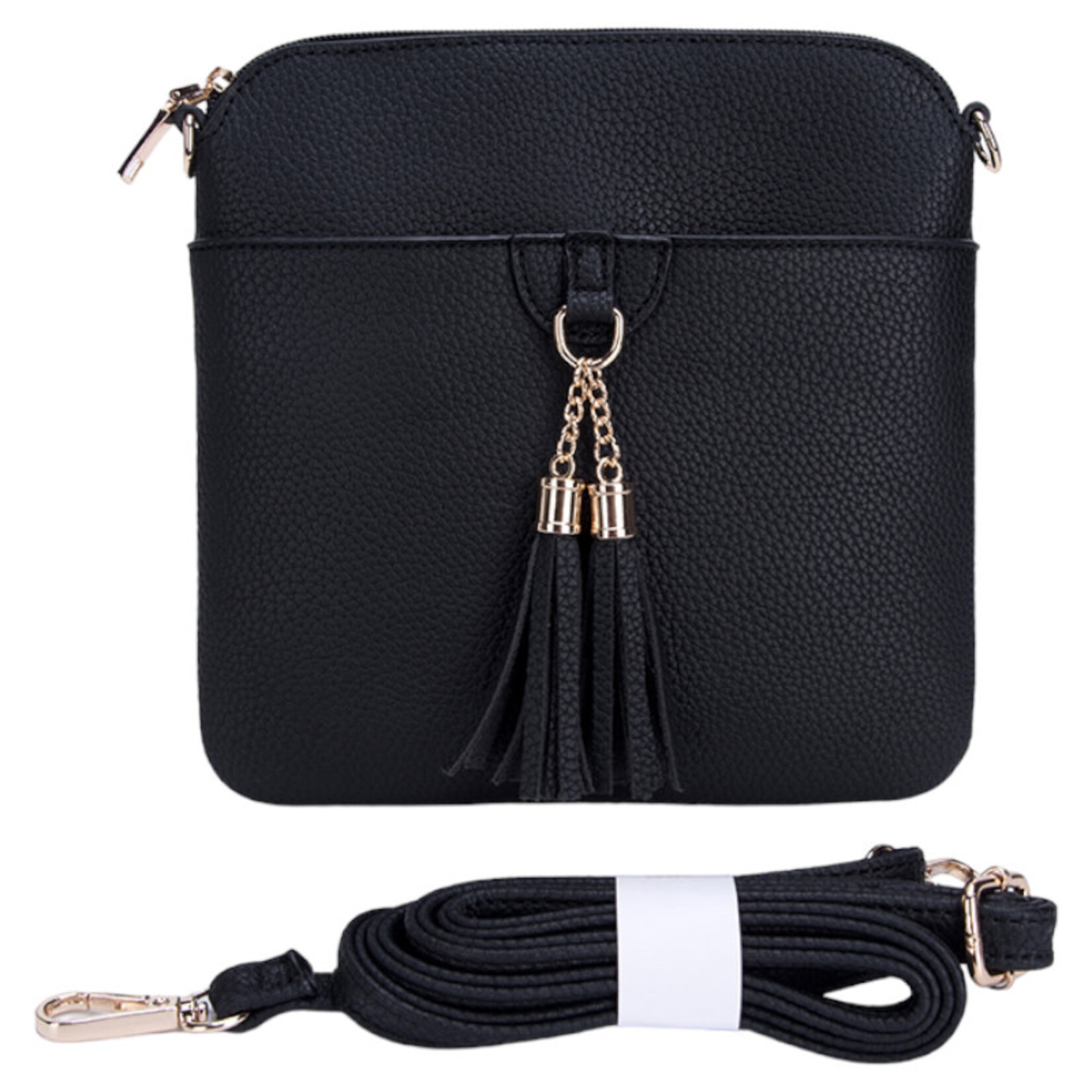 PROYA FASHION PROYA ADJUSTABLE STRAP TASSEL CROSSBODY 3308